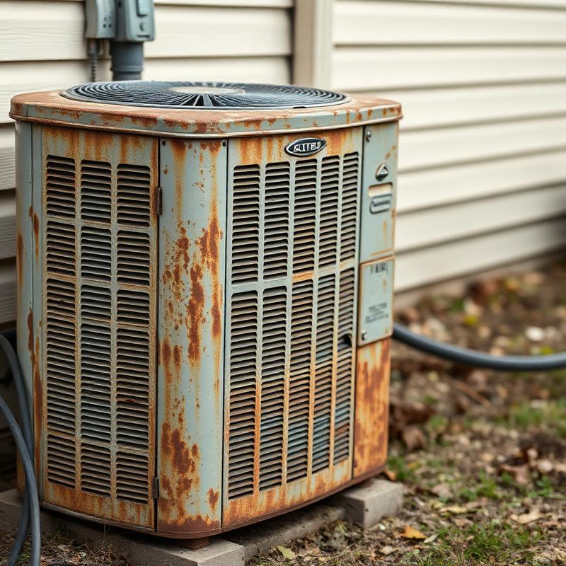Condenser swap, before
