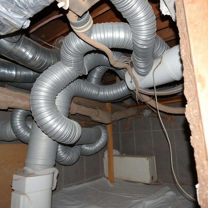 Ductwork rework, before