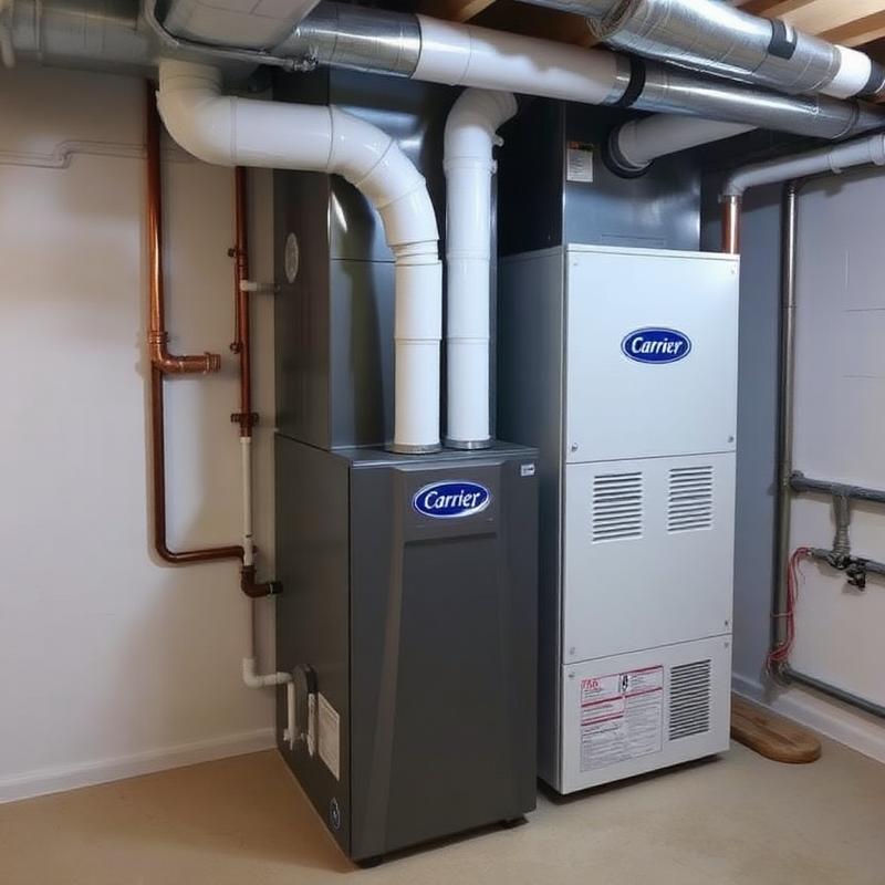 Furnace replacement, after