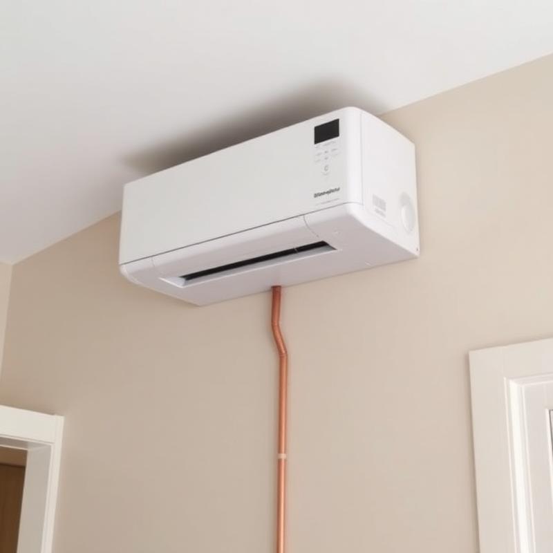 Mini-split install, after