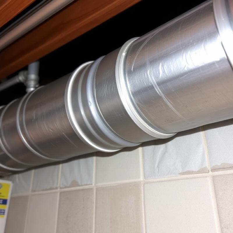 Return duct rebuild, after