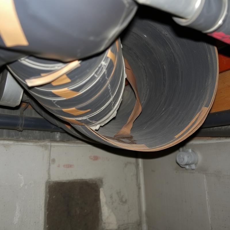 Return duct rebuild, before